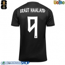 Maglie da calcio Norvegia Erling Haaland #9 Seconda Maglia Mondiali 2026  Manica Corta